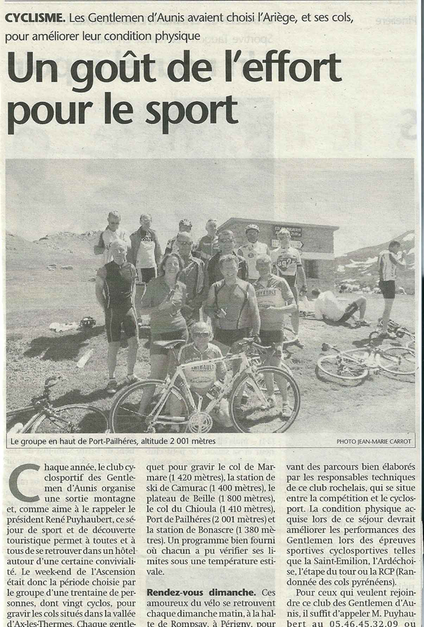 article de presse